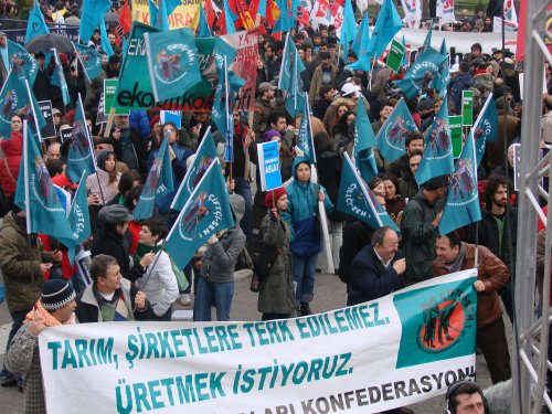 Campagne contre le Forum Mondial de leau et la privatisation de leau en Turquie